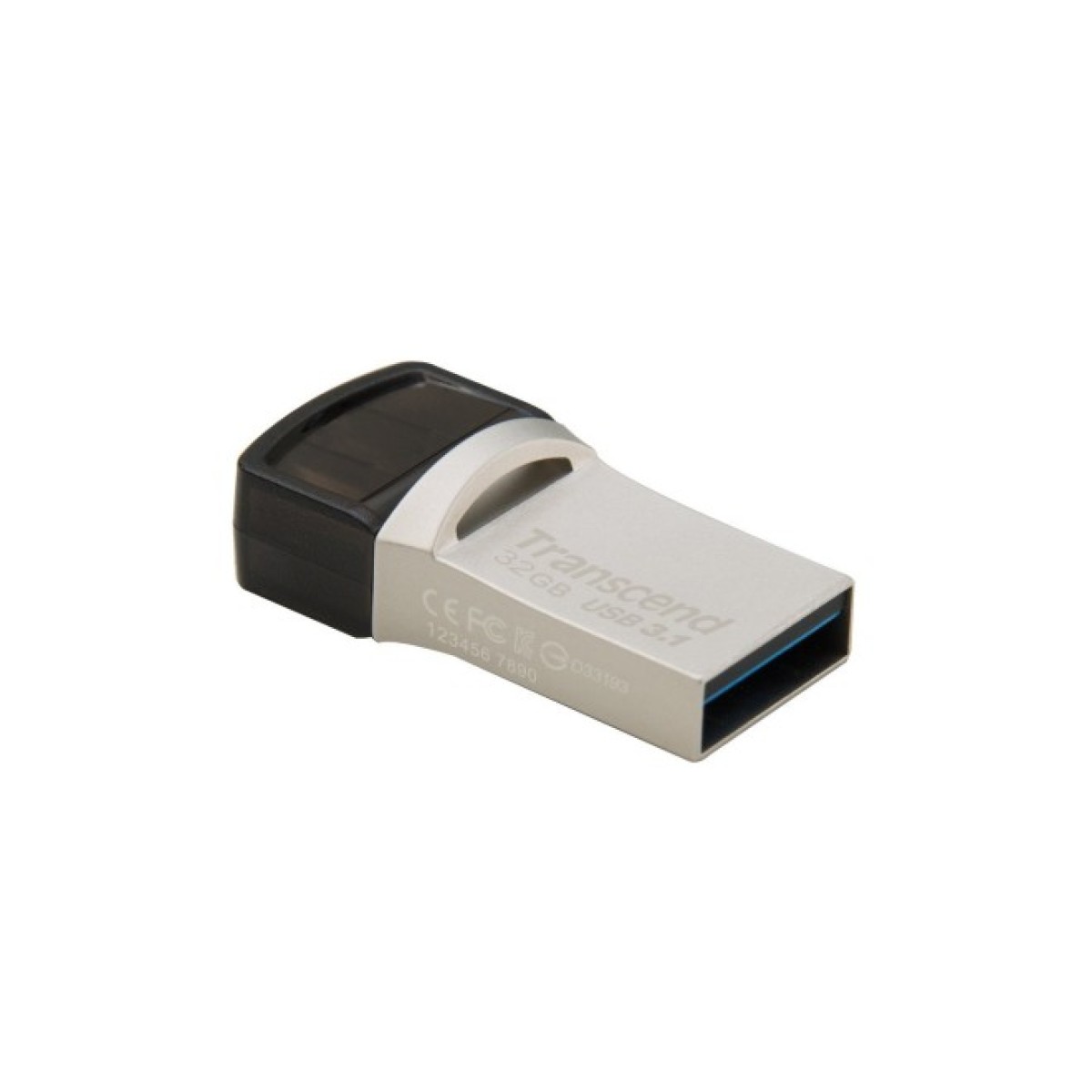 USB флеш накопитель Transcend 32GB JetFlash 890S Silver USB 3.1 (TS32GJF890S) 98_98.jpg - фото 2