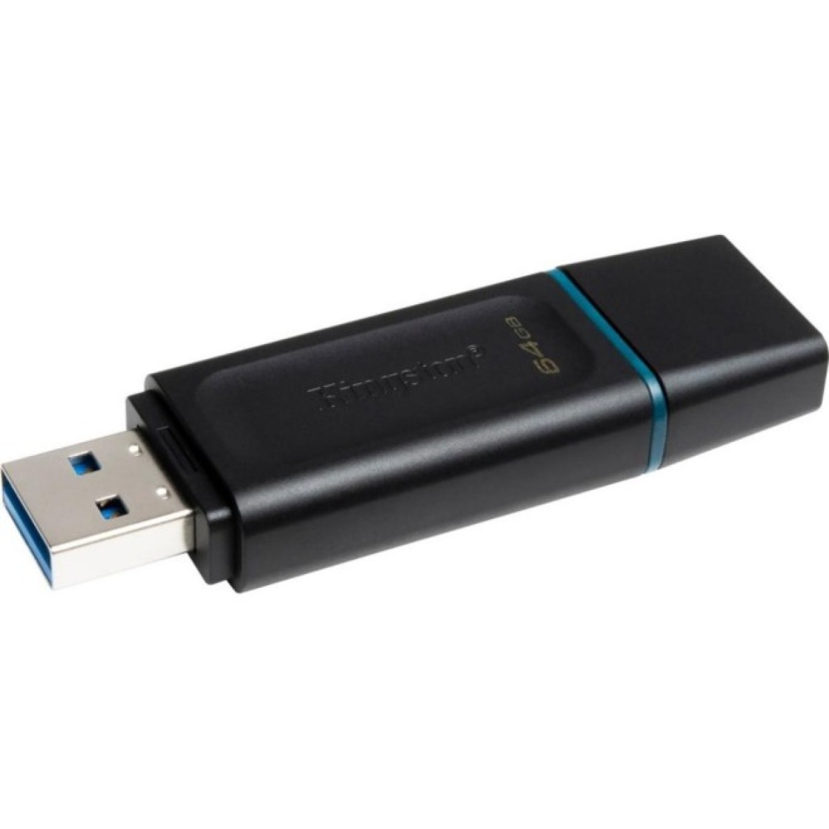 USB флеш накопичувач Kingston 64GB DataTraveler Exodia Black/Teal USB 3.2 (DTX/64GB) 98_98.jpg - фото 3