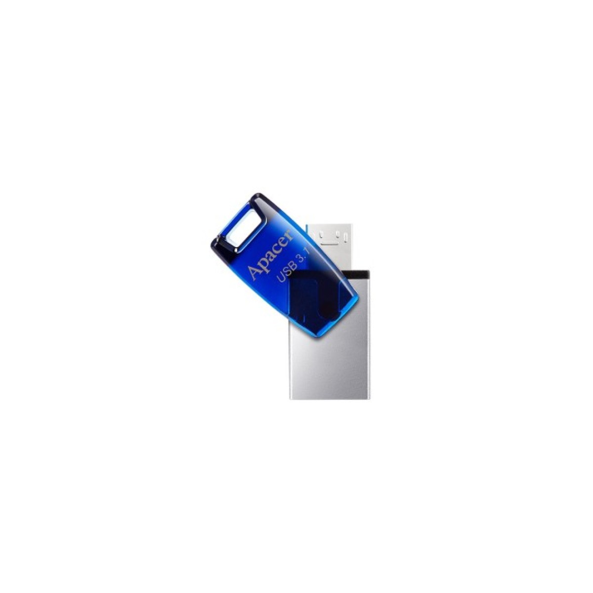 USB флеш накопичувач Apacer 16GB AH179 Blue USB 3.1 OTG (AP16GAH179U-1) 98_98.jpg - фото 2