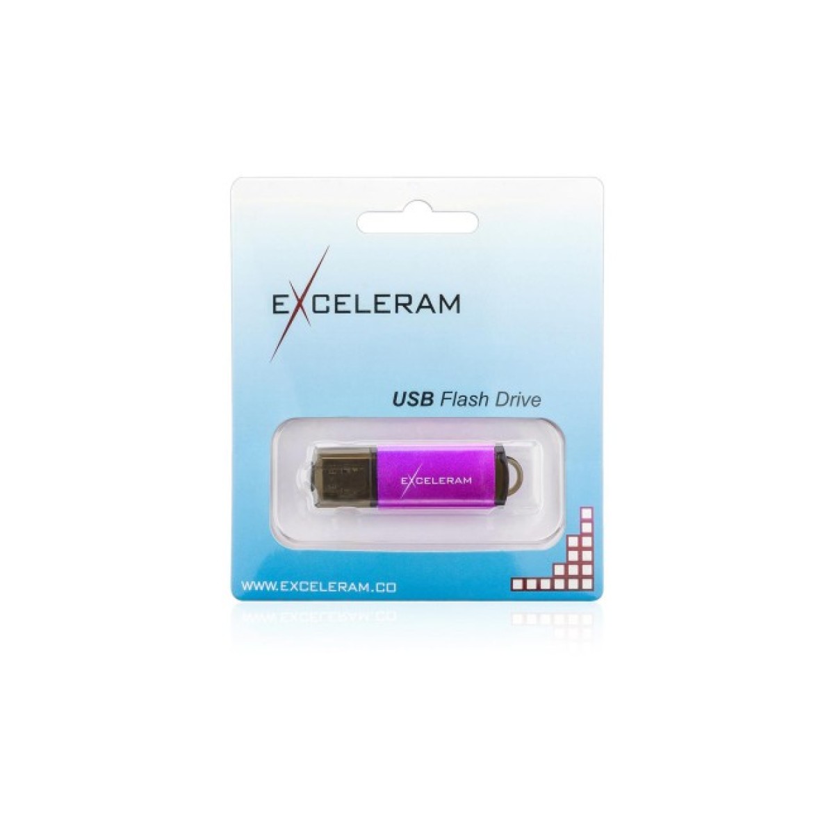 USB флеш накопичувач eXceleram 32GB A3 Series Purple USB 2.0 (EXA3U2PU32) 98_98.jpg - фото 4