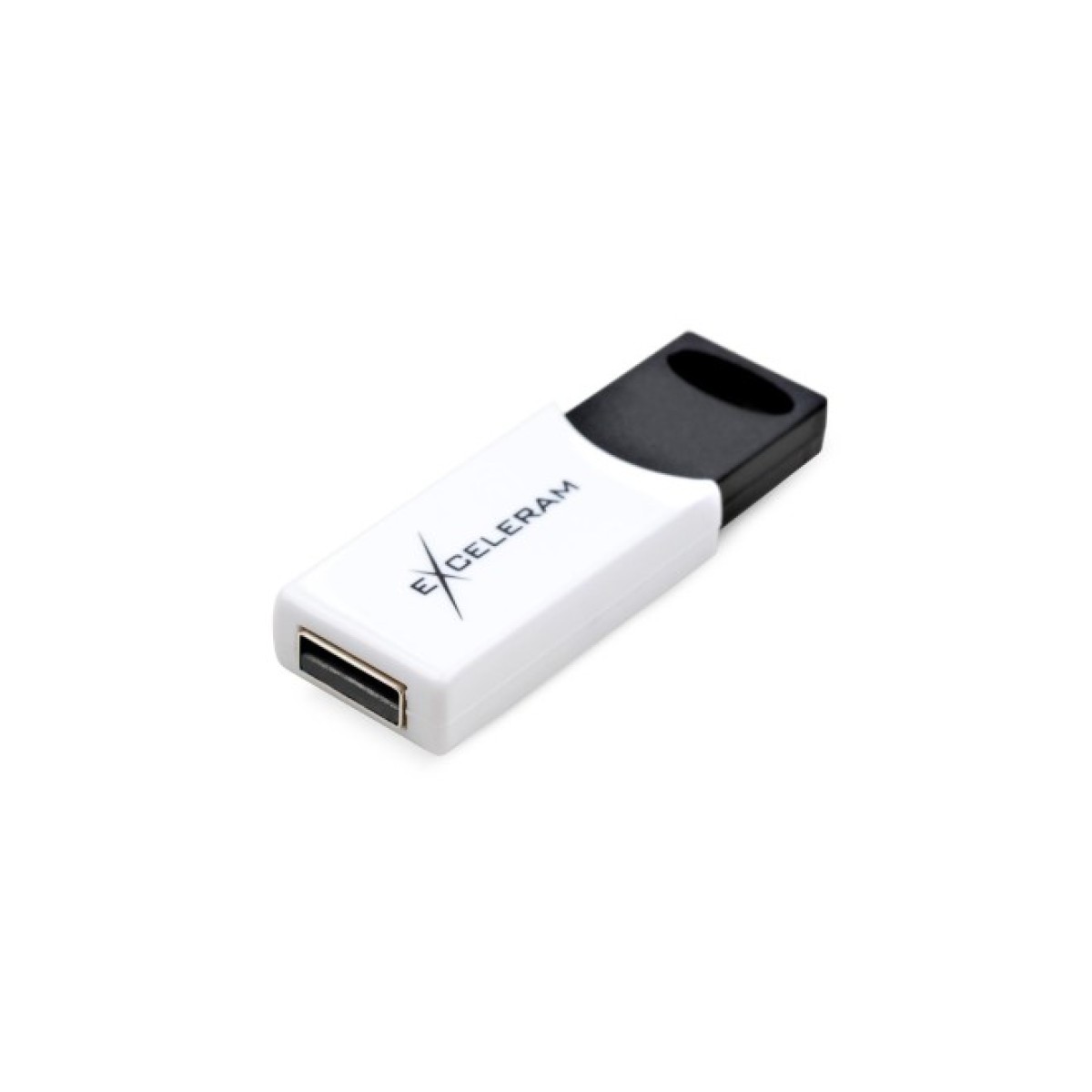 USB флеш накопитель eXceleram 64GB H2 Series White/Black USB 2.0 (EXU2H2W64) 98_98.jpg - фото 4
