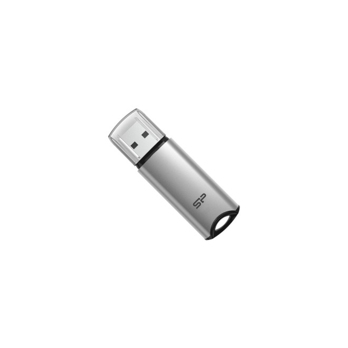 USB флеш накопитель Silicon Power 64 GB Silicon M02 Aluminum Silver USB 3.2 (SP064GBUF3M02V1S) 256_256.jpg