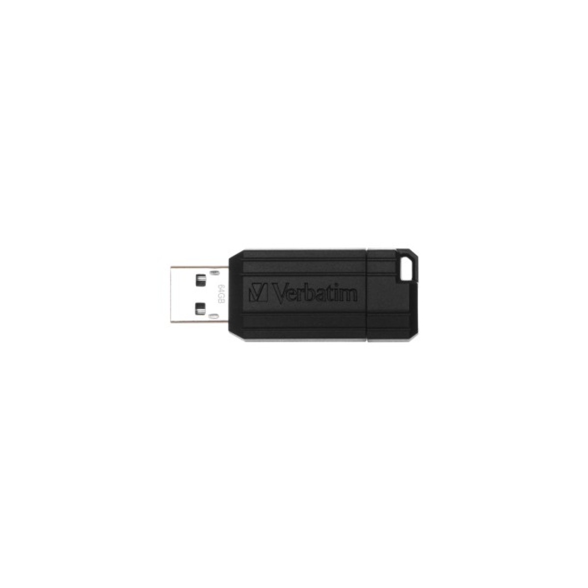 USB флеш накопичувач Verbatim 64GB Store 'n' Go PinStripe Black USB 2.0 (49065) 98_98.jpg - фото 2