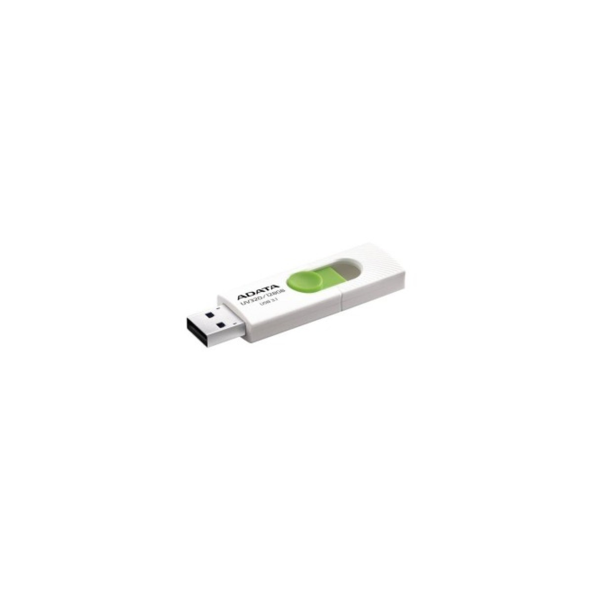 USB флеш накопитель ADATA 128GB UV320 White/Green USB 3.1 (AUV320-128G-RWHGN) 98_98.jpg - фото 3