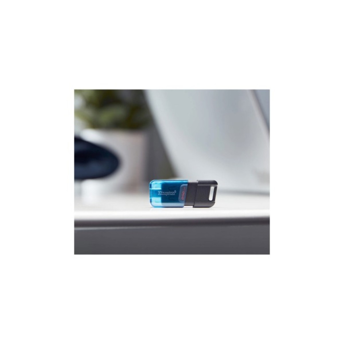 USB флеш накопитель Kingston 64GB DataTraveler 80 M USB-C 3.2 Blue/Black (DT80M/64GB) 98_98.jpg - фото 6