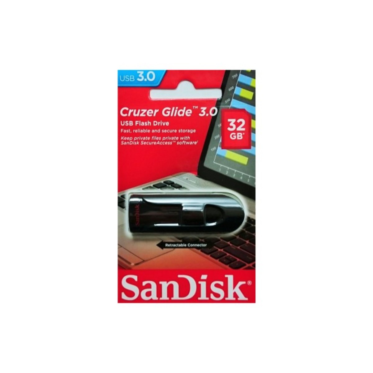 USB флеш накопитель SanDisk 32GB Glide USB 3.0 (SDCZ600-032G-G35) 98_98.jpg - фото 6