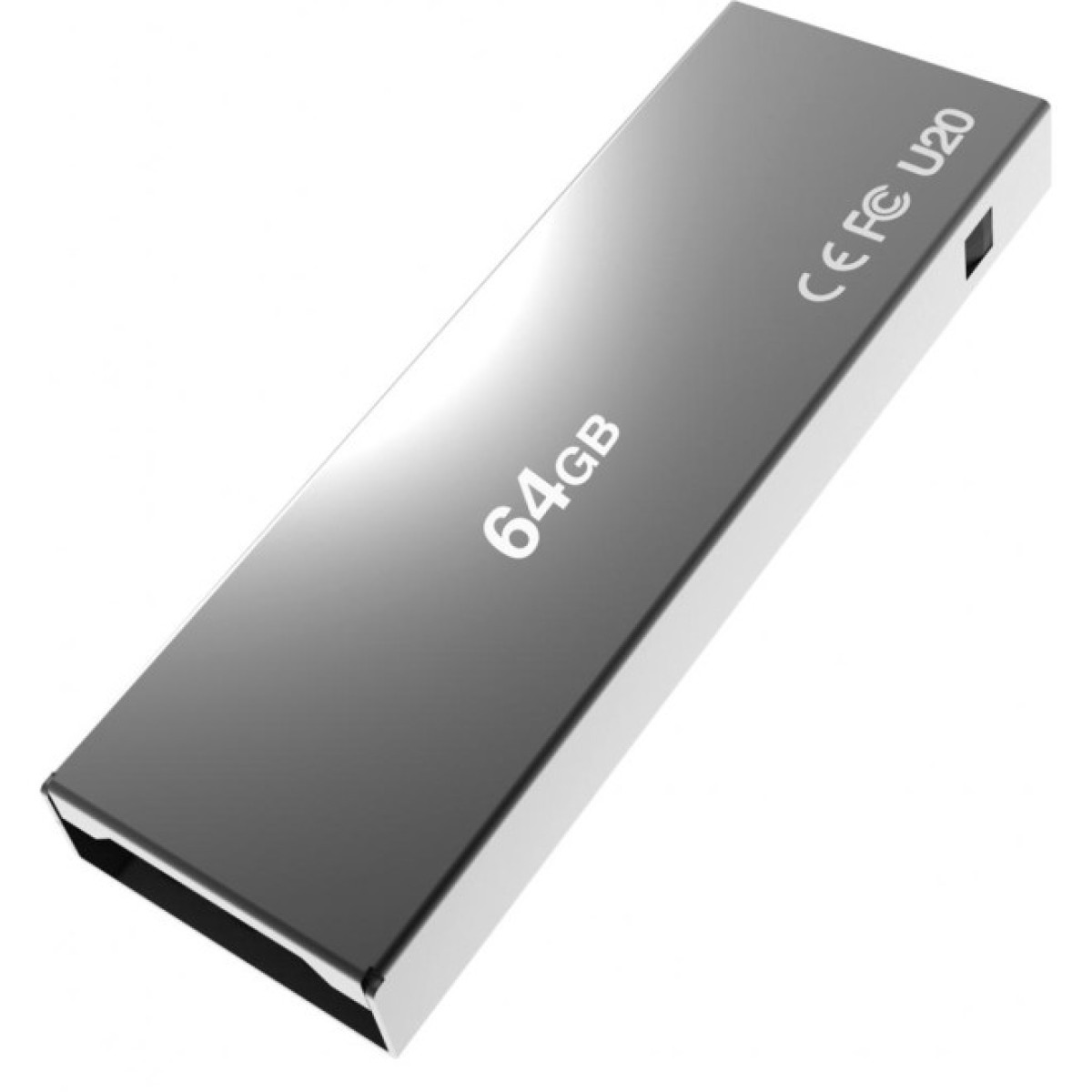 USB флеш накопичувач AddLink 64GB U20 Titanium USB 2.0 (ad64GBU20T2) 98_98.jpg - фото 2