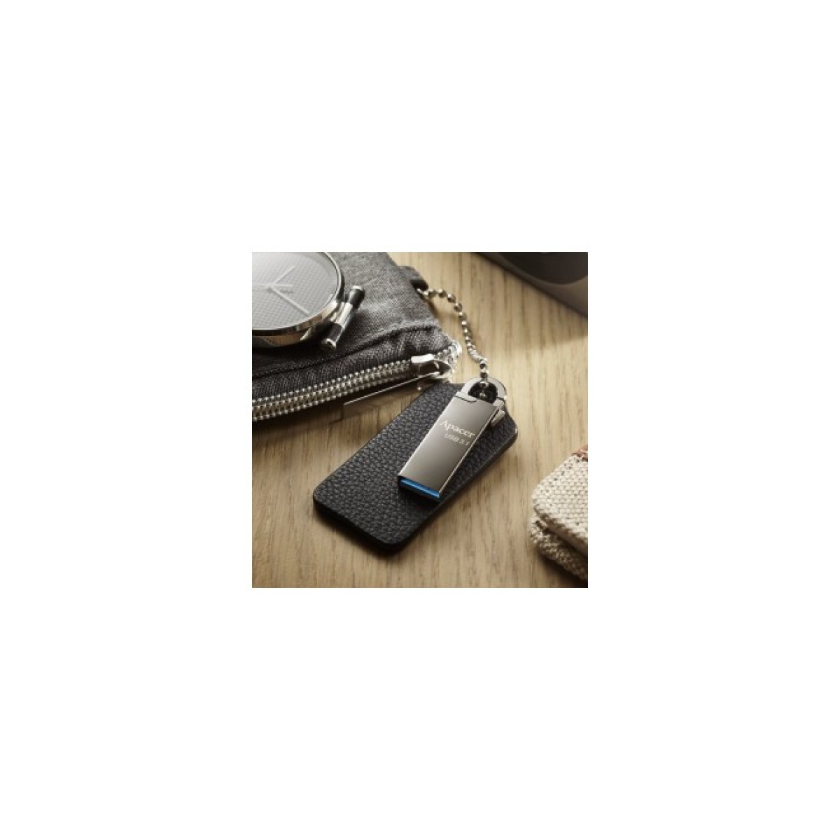 USB флеш накопичувач Apacer 32GB AH15A Ashy USB 3.1 (AP32GAH15AA-1) 98_98.jpg - фото 3