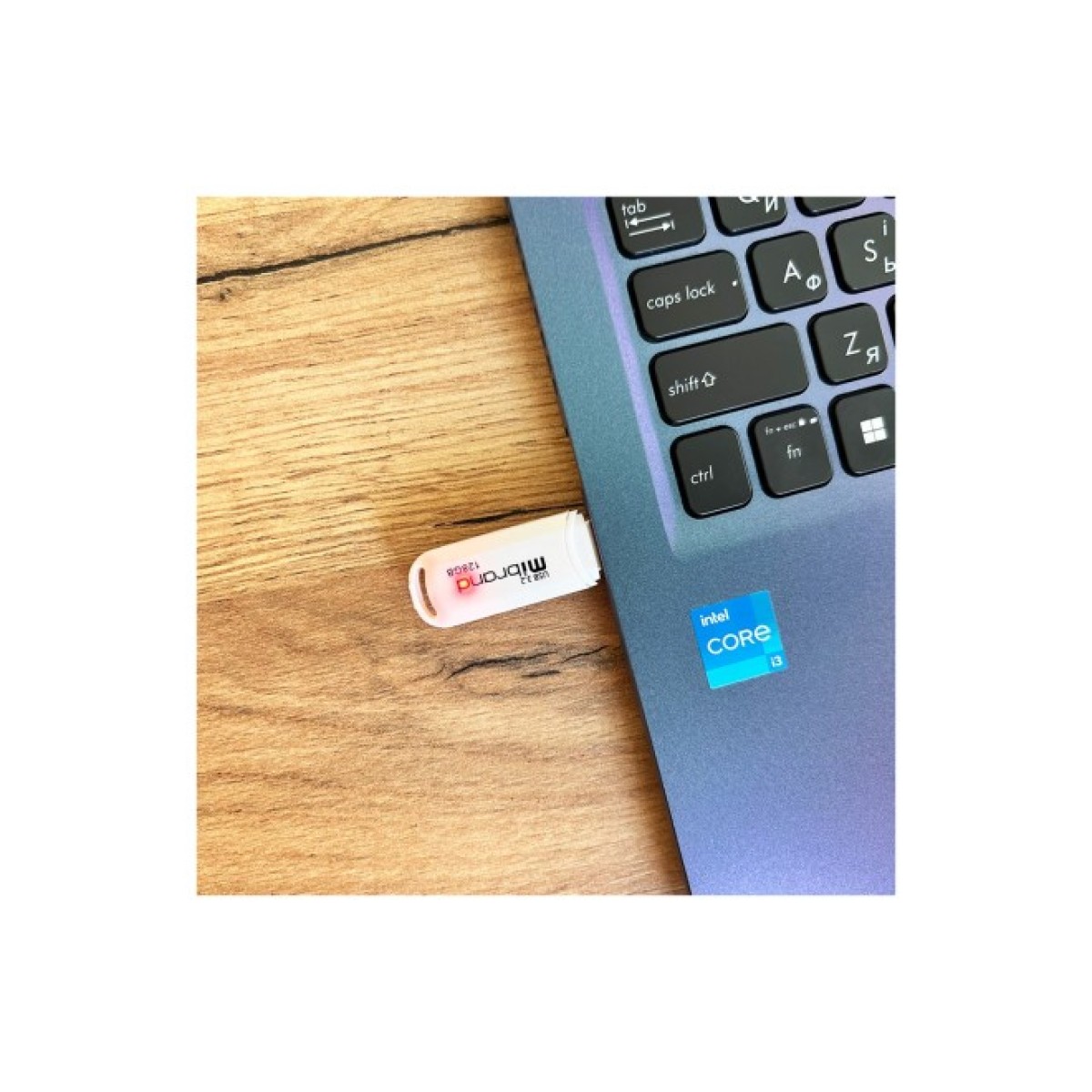 USB флеш накопитель Mibrand 128GB Marten White USB 3.2 (MI3.2/MA128P10W) 98_98.jpg - фото 3