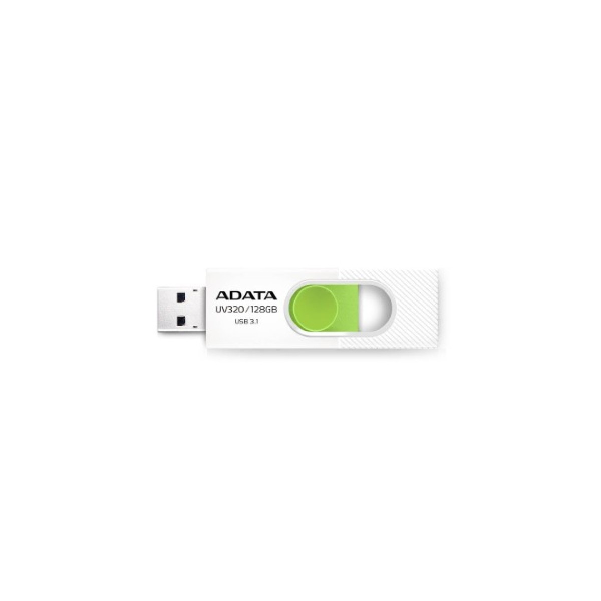 USB флеш накопитель ADATA 128GB UV320 White/Green USB 3.1 (AUV320-128G-RWHGN) 98_98.jpg - фото 4
