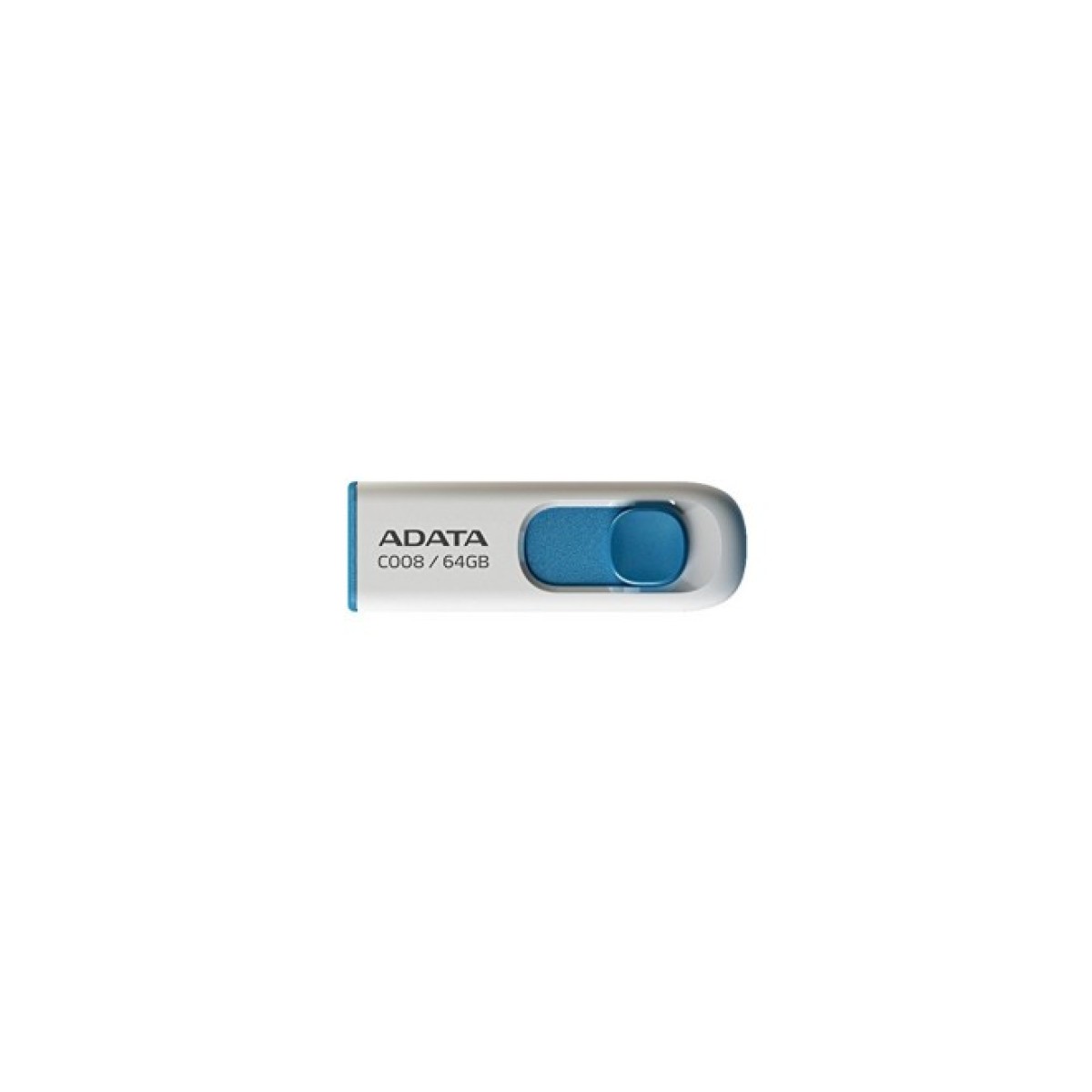 USB флеш накопичувач ADATA 64GB C008 White+Blue USB 2.0 (AC008-64G-RWE) 256_256.jpg