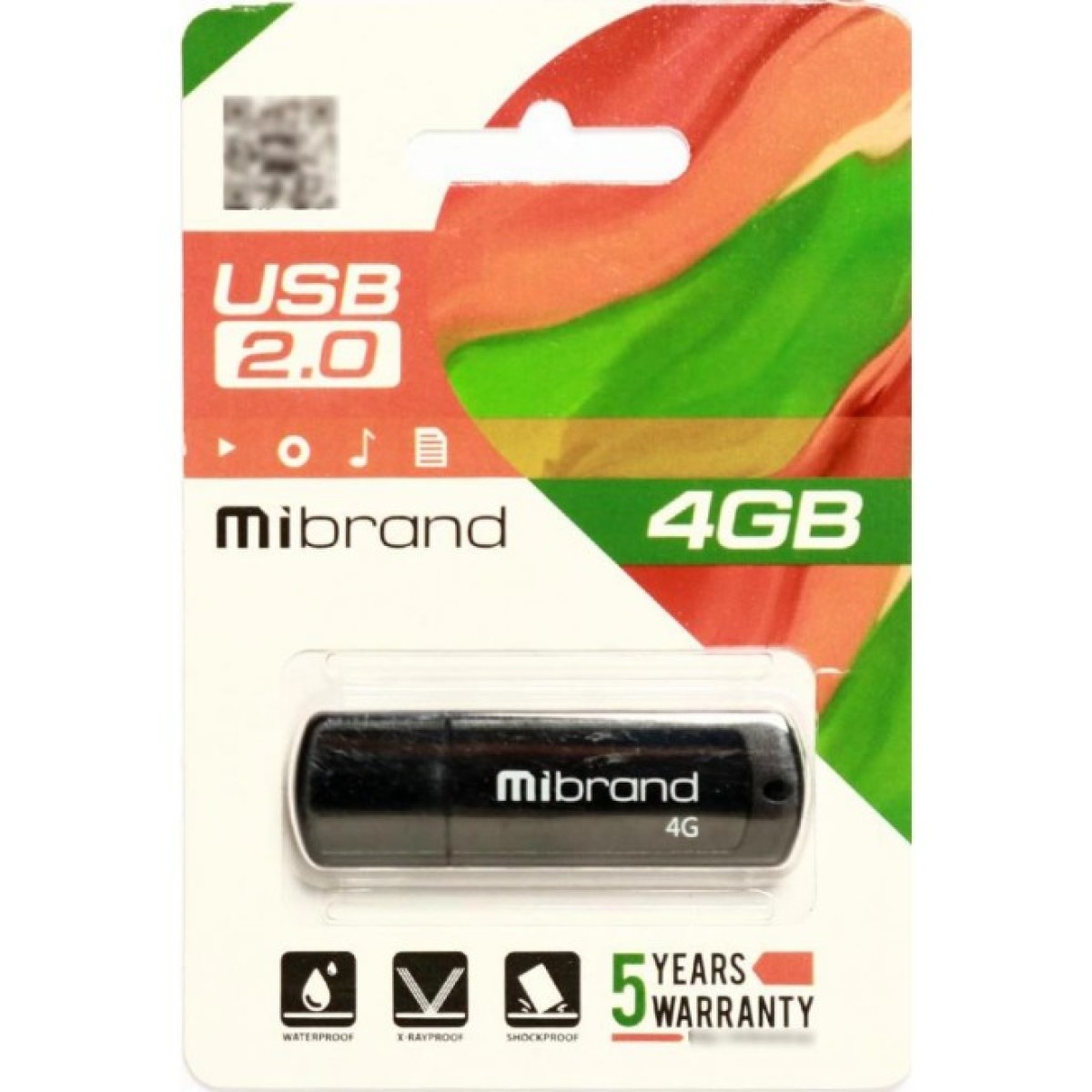 USB флеш накопитель Mibrand 32GB Grizzly Black USB 2.0 (MI2.0/GR32P3B) 98_98.jpg - фото 2