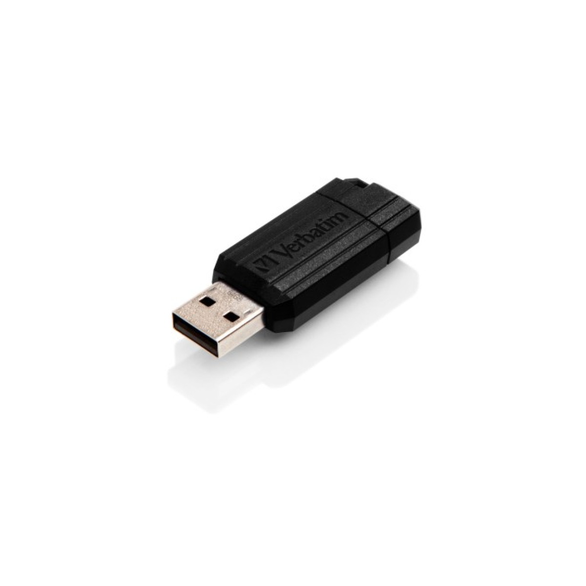 49065  Verbatim USB Stick, PinStripe, 64GB, USB 2.0, Black