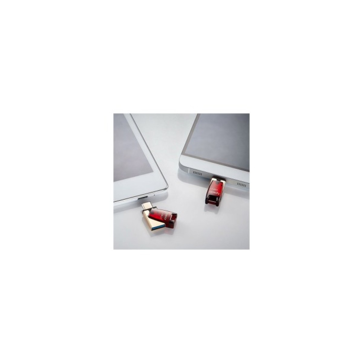 USB флеш накопичувач Apacer 64GB AH180 Red Type-C Dual USB 3.1 (AP64GAH180R-1) 98_98.jpg - фото 3