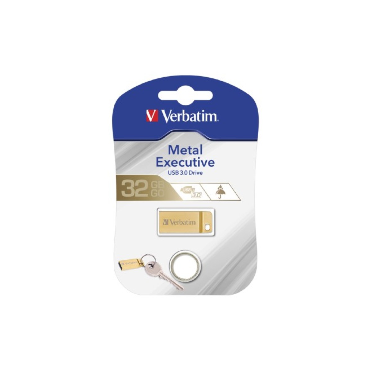 USB флеш накопичувач Verbatim 32GB Metal Executive Gold USB 3.0 (99105) 98_98.jpg - фото 4