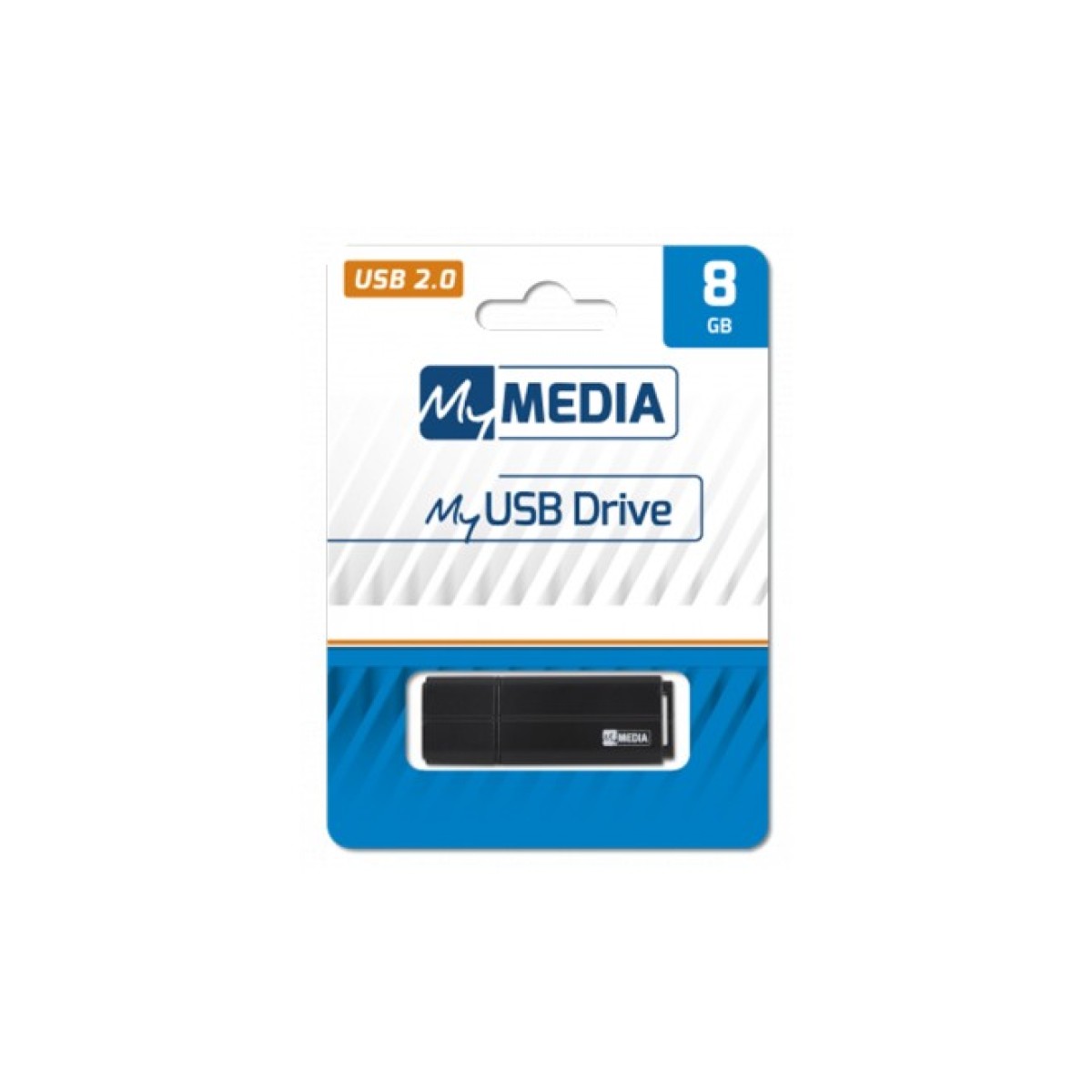 USB флеш накопичувач Verbatim 8GB MyMedia Black USB 2.0 (69260) 98_98.jpg - фото 4