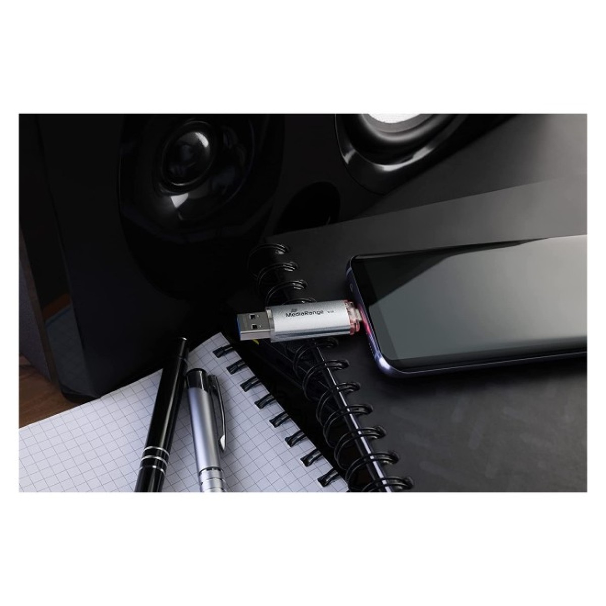 USB флеш накопитель Mediarange 32GB Silver USB 3.0 / Type-C (MR936) 98_98.jpg - фото 4