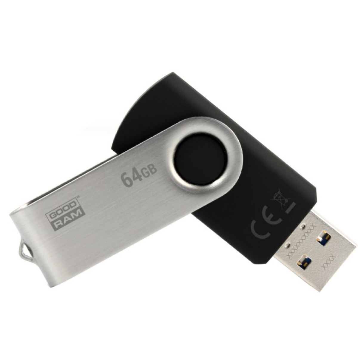 USB флеш накопичувач Goodram 64GB Twister Black USB 2.0 (UTS2-0640K0R11) 98_98.jpg - фото 1