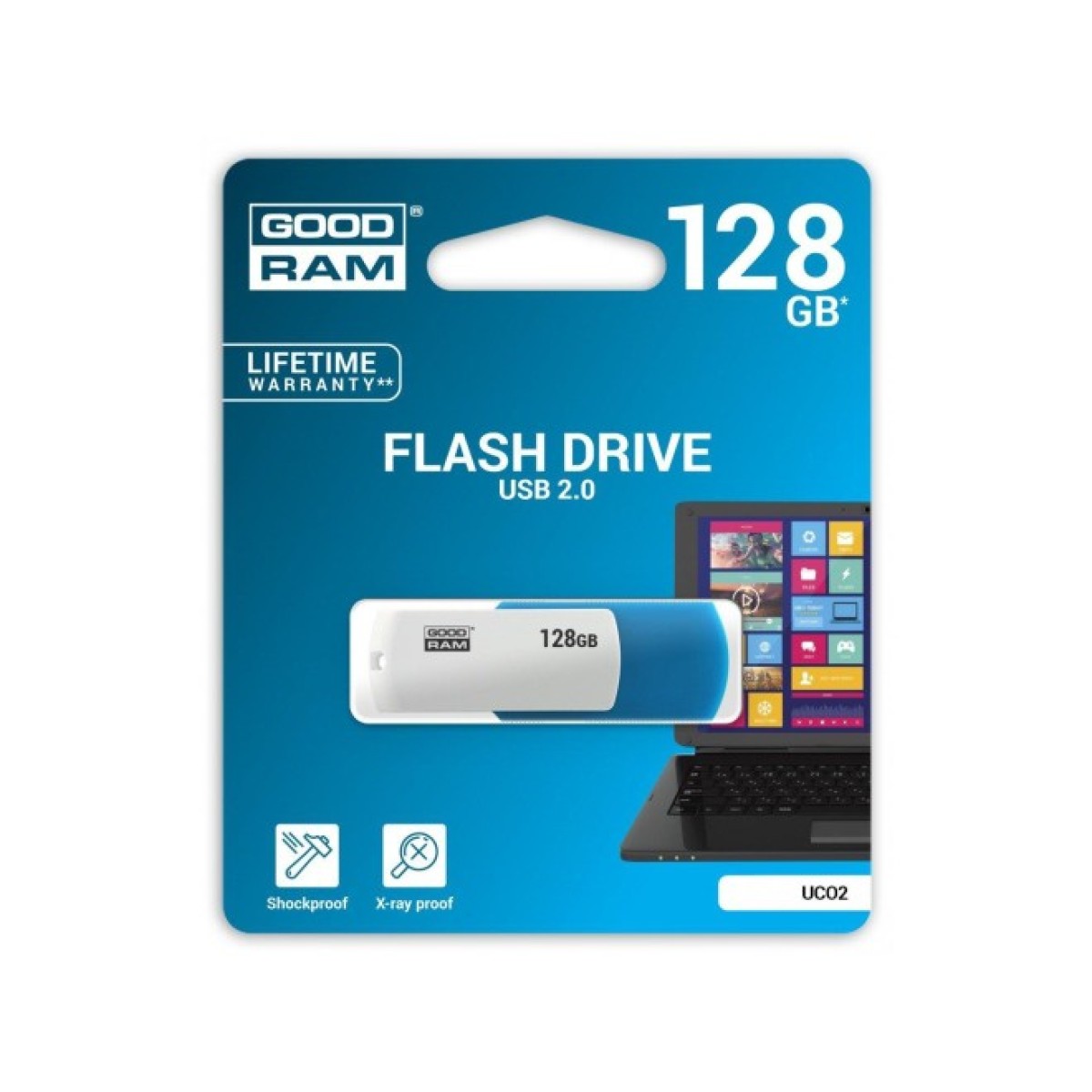 USB флеш накопичувач Goodram 128GB UCO2 Colour Mix USB 2.0 (UCO2-1280MXR11) 98_98.jpg - фото 3