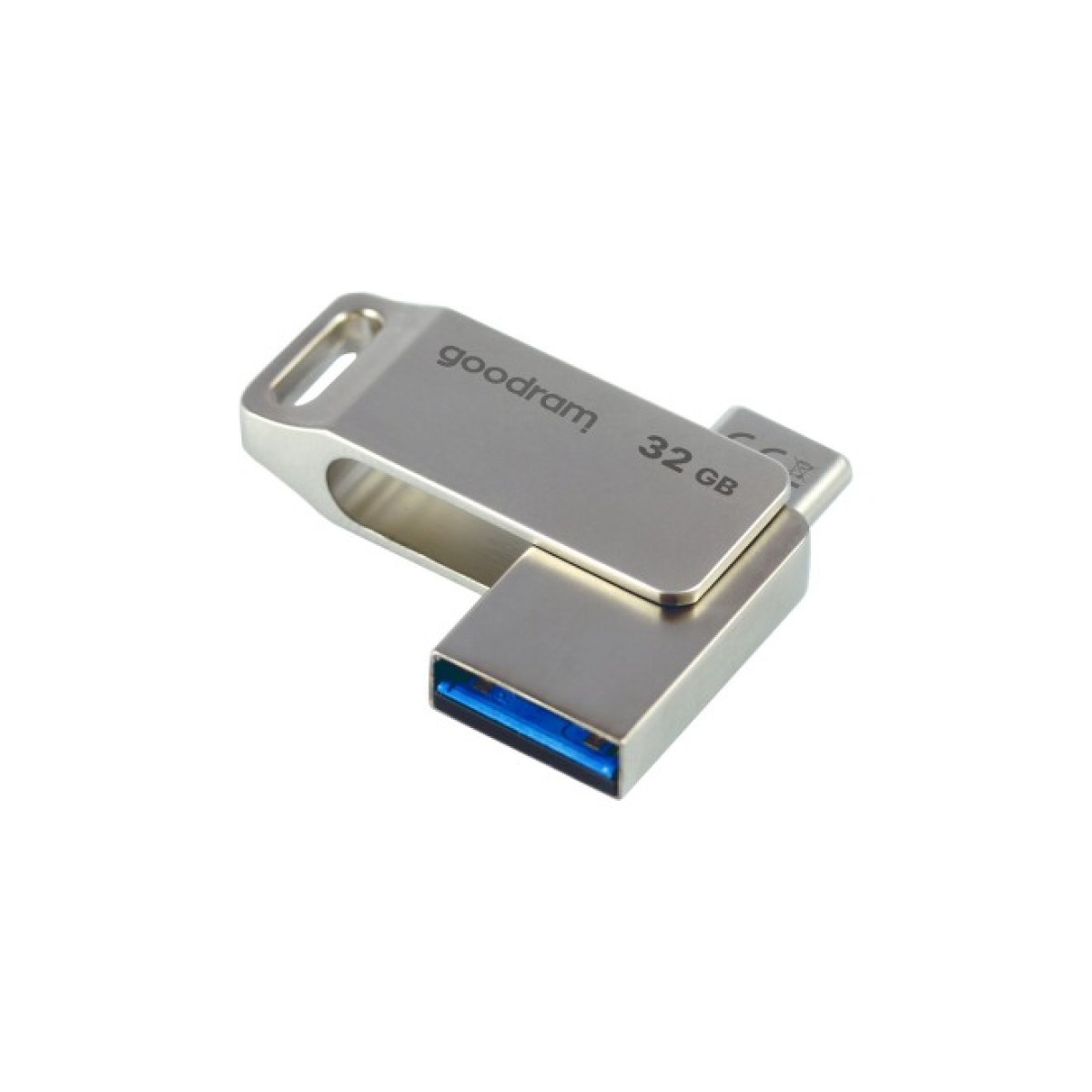 USB флеш накопитель Goodram 32GB ODA3 Silver USB 3.0 / Type-C (ODA3-0320S0R11) 98_98.jpg - фото 4