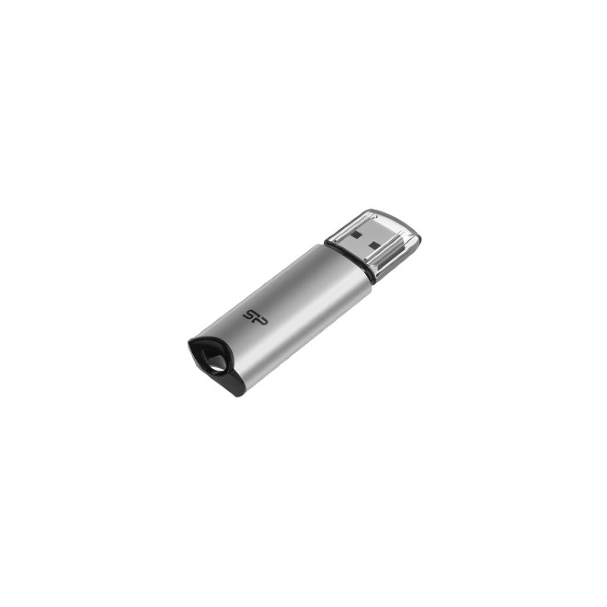 USB флеш накопитель Silicon Power 64 GB Silicon M02 Aluminum Silver USB 3.2 (SP064GBUF3M02V1S) 98_98.jpg - фото 2