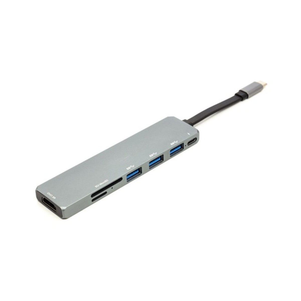 Концентратор USB 3.1 Type-C to USB Hub, HDMI, Card Reader (SD, micro SD) PowerPlant (CA912094) 256_256.jpg