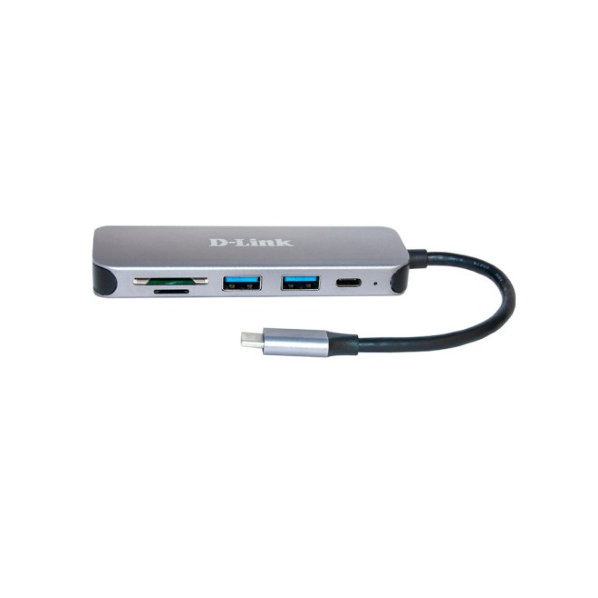 Концентратор D-Link DUB-2325 2xUSB3.0, 1xUSB TypeC, 1xSD, 1x-microSD, USB TypeC (DUB-2325) 98_98.jpg - фото 2