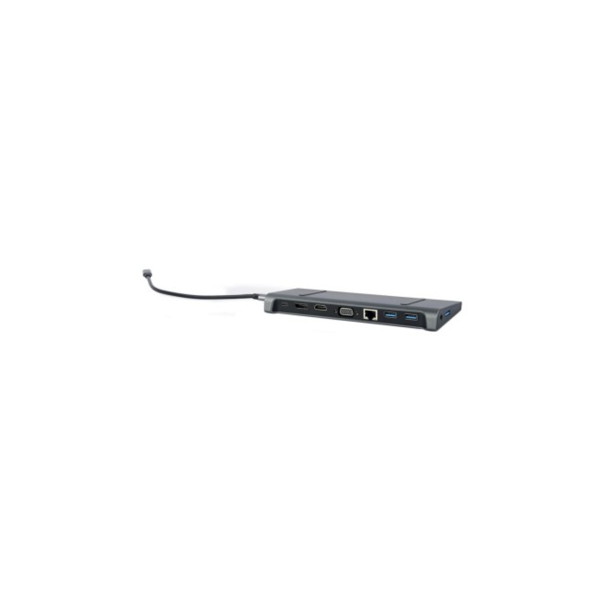 Концентратор Cablexpert USB-C 9-in-1 (USB-hub + HDMI/VGA/PD/CR/LAN/3.5mm) (A-CM-COMBO9-02) 98_98.jpg - фото 3