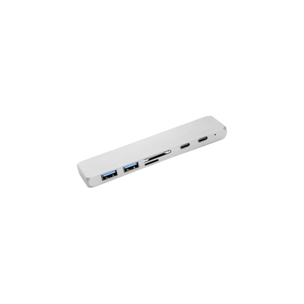 Концентратор PowerPlant Type-C - HDMI 4K, USB 3.0, USB Type-C, SD, microSD (CA911684) 98_98.jpg