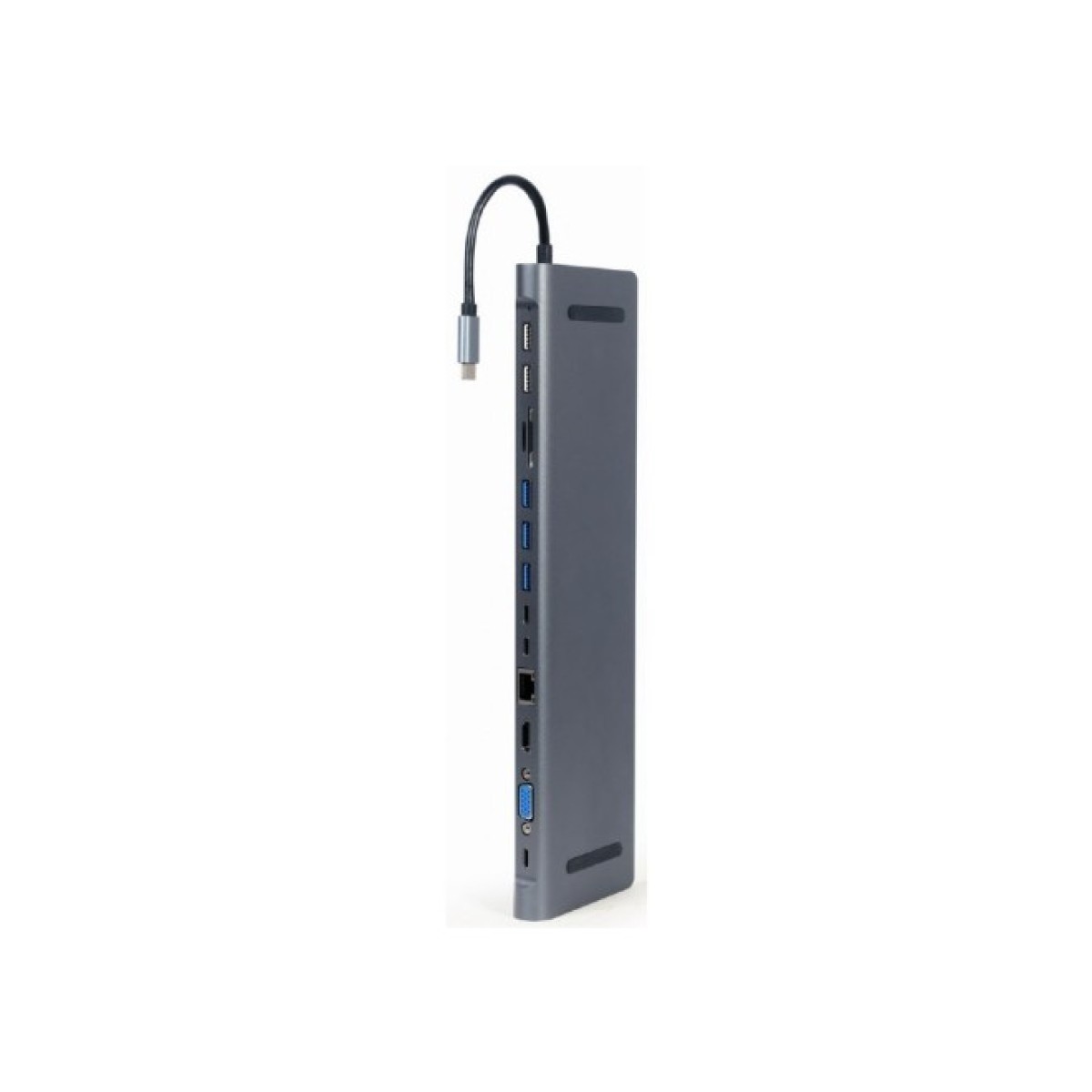 Концентратор Cablexpert USB-C 9-in-1 (Hub/HDMI/VGA/PD/card-reader/lan/audio) (A-CM-COMBO9-01) 98_98.jpg - фото 2