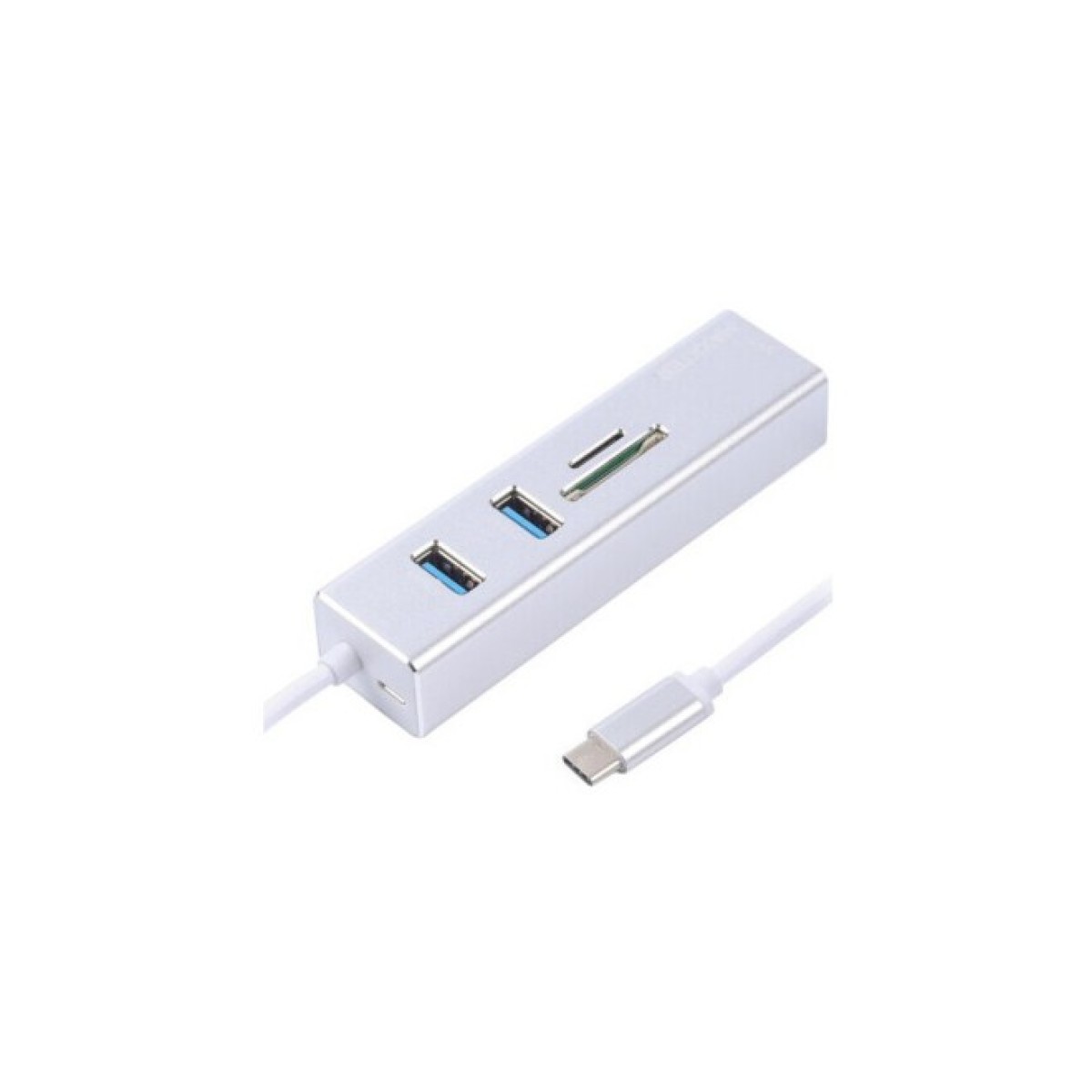 Концентратор Maxxter USB to Gigabit Ethernet, 2 Ports USB 3.0 + microSD/TF card r (NECH-2P-SD-01) 98_98.jpg - фото 2