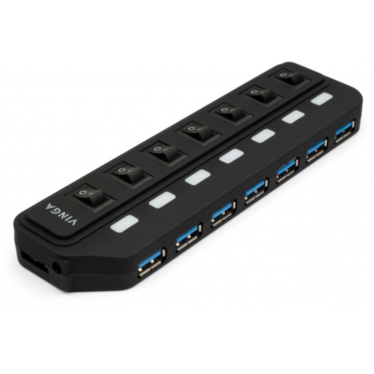 Концентратор Vinga USB3.0 to 7*USB3.0 HUB with switch and power adapter (VHA3A7SP) 256_256.jpg