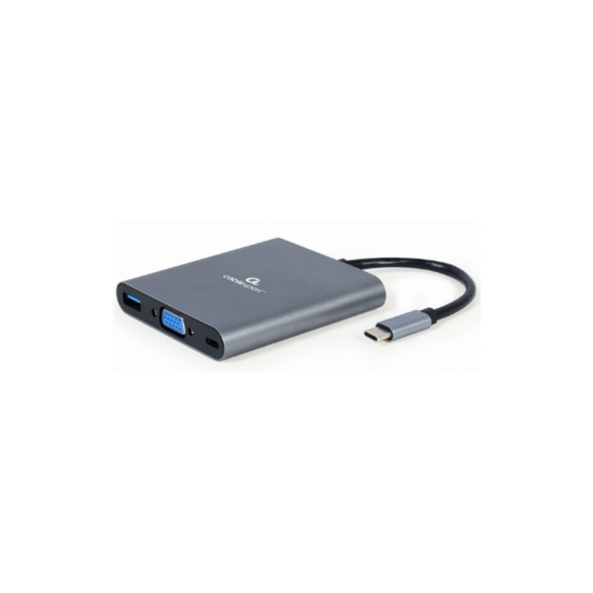 Концентратор Cablexpert USB-C 6-in-1 (Hub3.1/HDMI/VGA/PD/card-reader/audio) (A-CM-COMBO6-01) 256_256.jpg