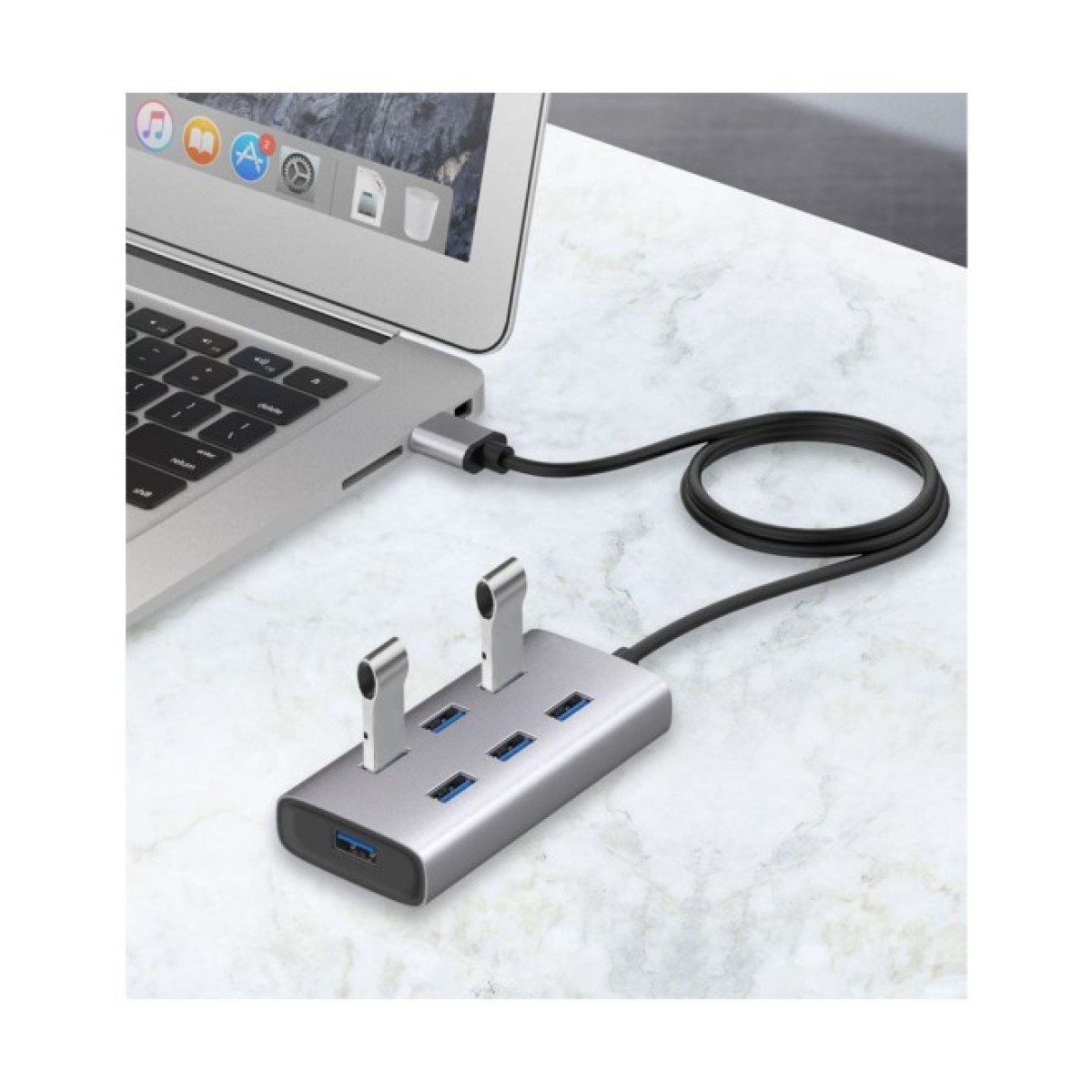 Концентратор Maiwo USB 3.0 Type-A / Type-C to 7х USB3.0 (KH700) 98_98.jpg - фото 2