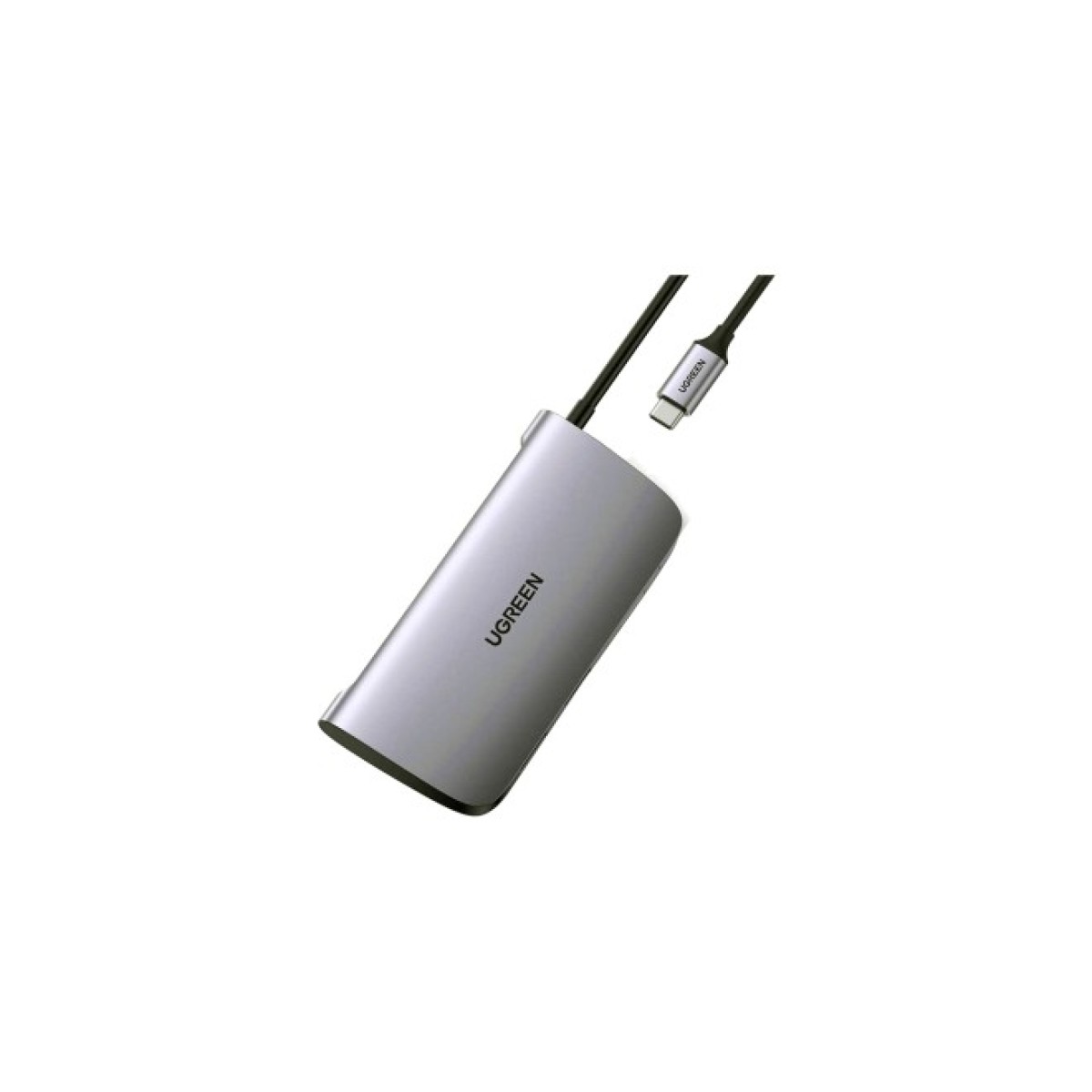 Концентратор Ugreen USB3.0 Type-C to USB 3.0x2/HDMI/RJ45/SD/TF/PD CM212 gray (50852) 98_98.jpg - фото 5