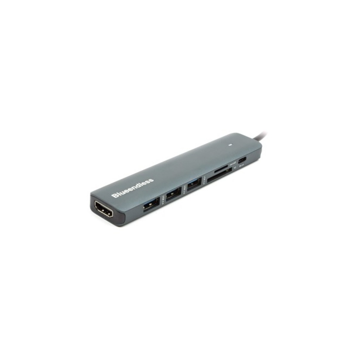 Концентратор USB Type-C to HDMI, 3x USB Type-A, SD, TF, USB Type-C PD100W PowerPlant (CA913848) 256_256.jpg