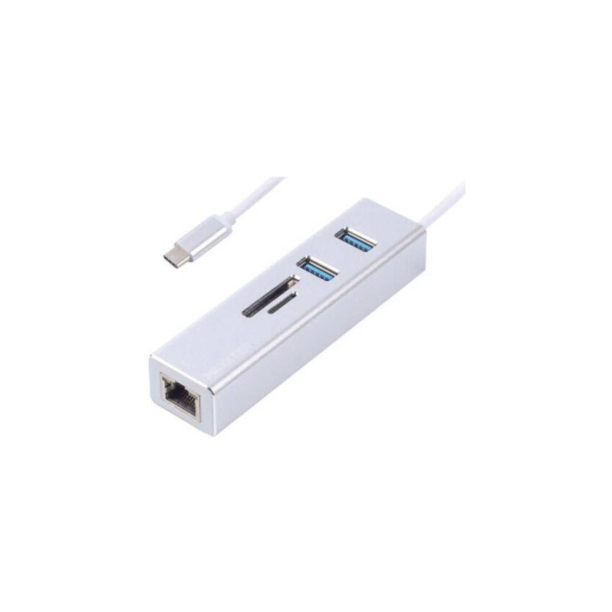 Концентратор Maxxter USB to Gigabit Ethernet, 2 Ports USB 3.0 + microSD/TF card r (NECH-2P-SD-01) 256_256.jpg