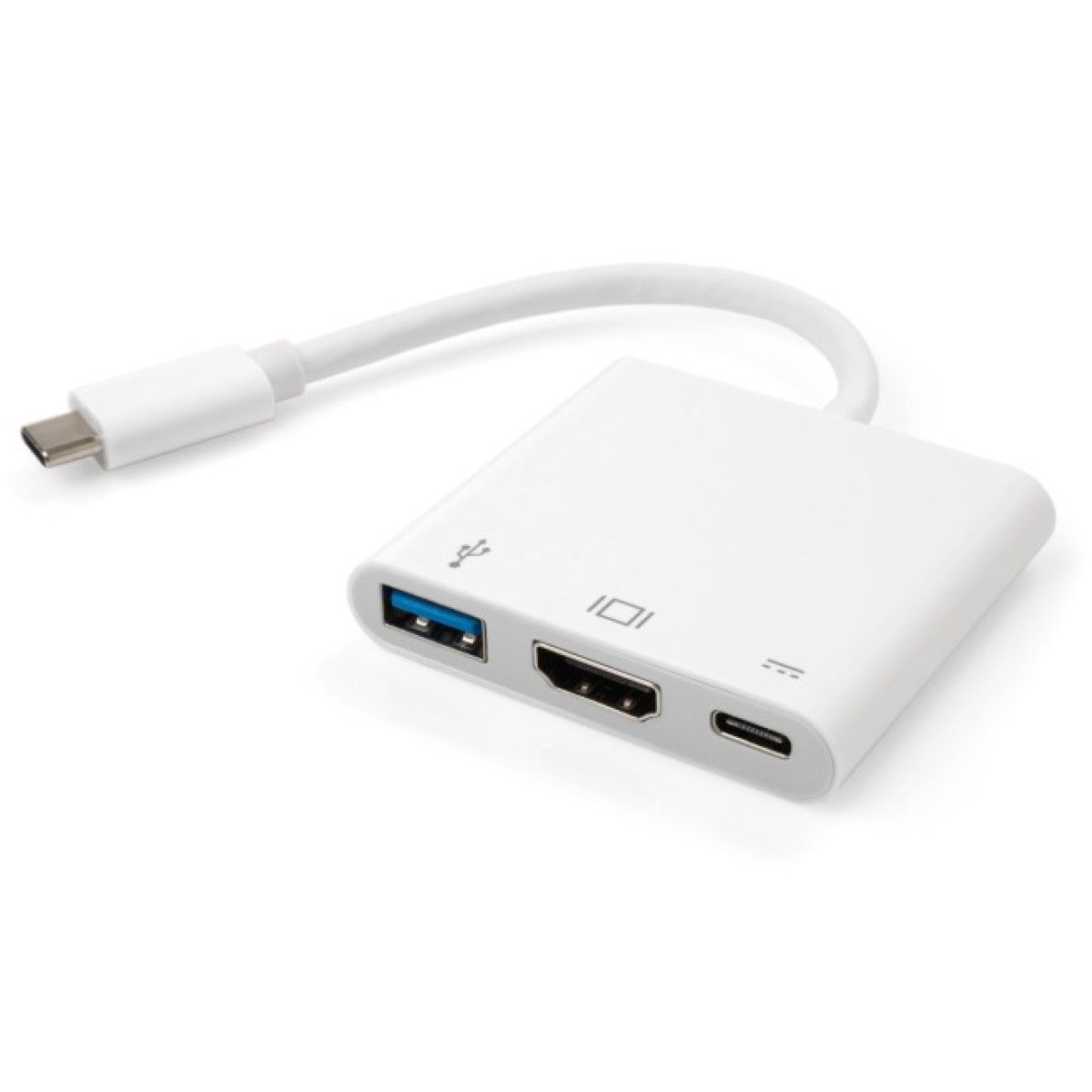 Концентратор Vinga Type-C to HDMI+USB3.0+Type-C PD (VCPATC2HDMIUSBPDWH) 98_98.jpg - фото 3