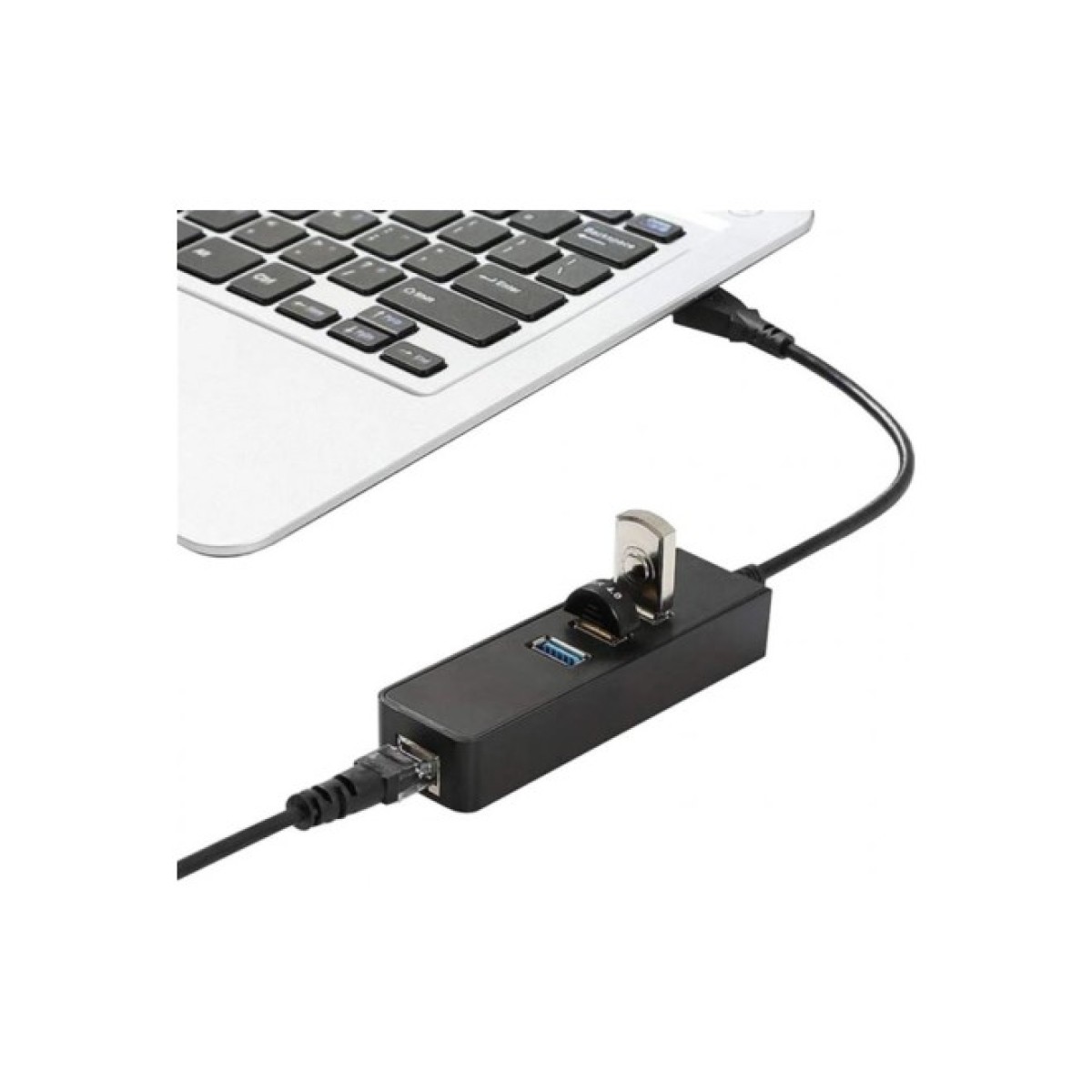 Концентратор Dynamode USB 3.0 Type-A - RJ45 Gigabit Lan, 3*USB 3.0 (USB3.0-Type-A-RJ45-HUB3) 98_98.jpg - фото 3