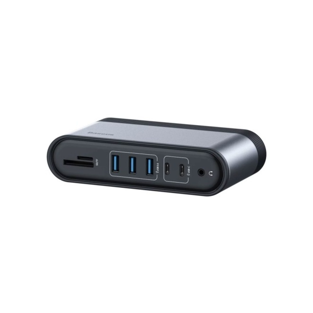 Концентратор Baseus USB3.2 Type-C to 2xHDMI/2xDP/2xUSB-C/3xUSB/RJ45/SD/TRRS 3.5mm/PD 100W + PA 16 in 1 (CAHUB-HG0G) 98_98.jpg - фото 10