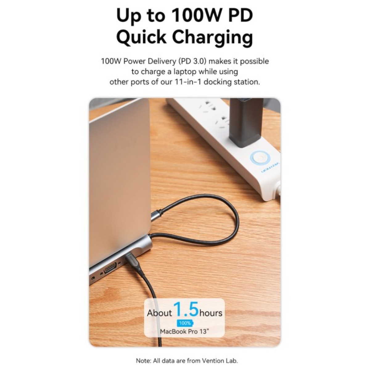 Концентратор Vention USB3.1 Type-C to HDMI/VGA/USB-C/USB3.0x3/RJ45/SD/TF/TRRS 3.5mm/PD 100W 11in1 (THTHC) 98_98.jpg - фото 8