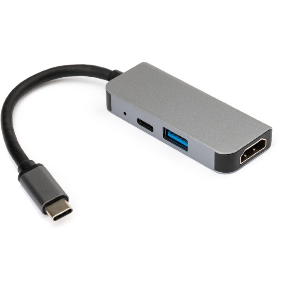 Концентратор Vinga Type-C to 4K HDMI+USB3.0+PD aluminium (VCPHTC3AL) 98_98.jpg - фото 2