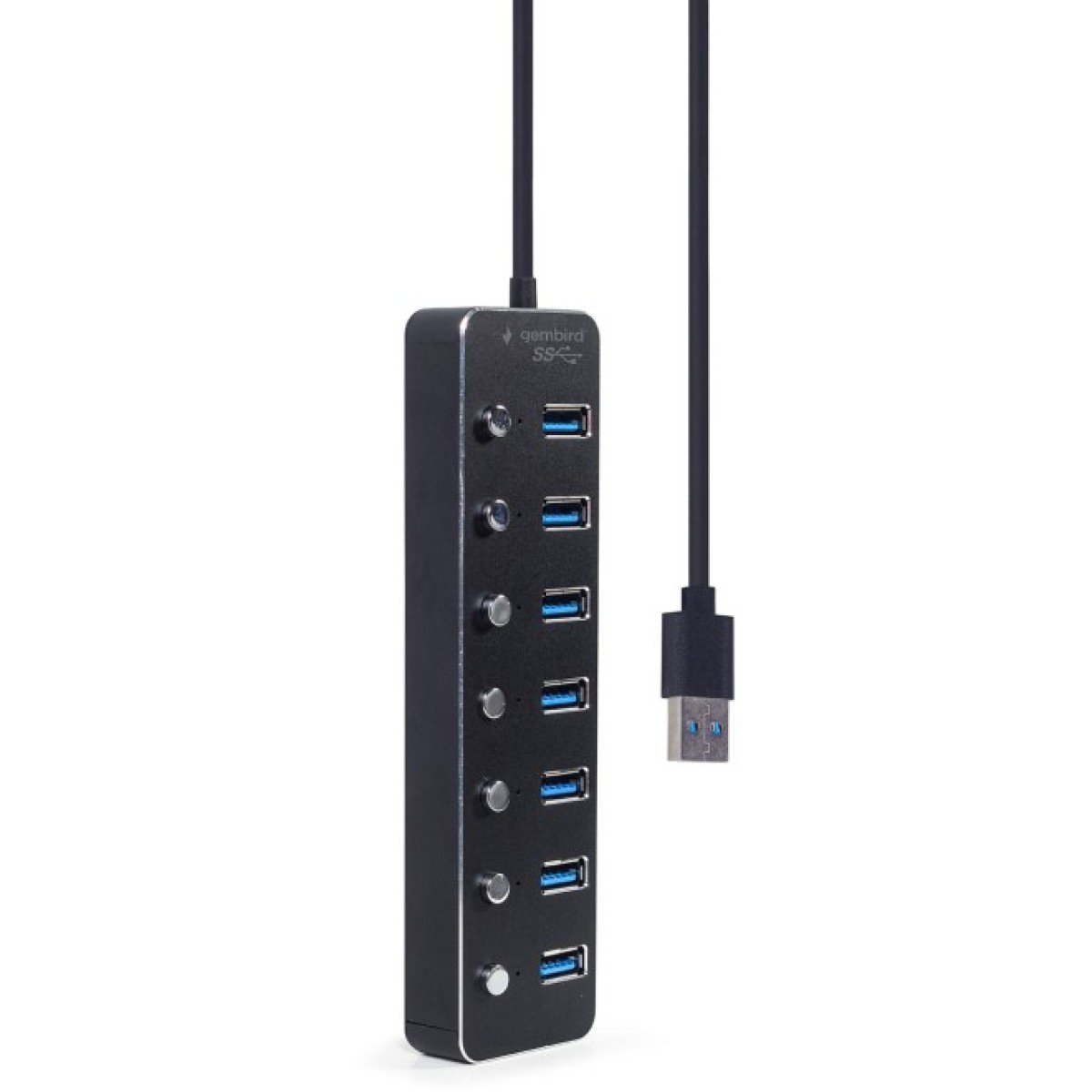 Концентратор Gembird USB 3.0 7 ports (UHB-U3P7P-01) 98_98.jpg - фото 3