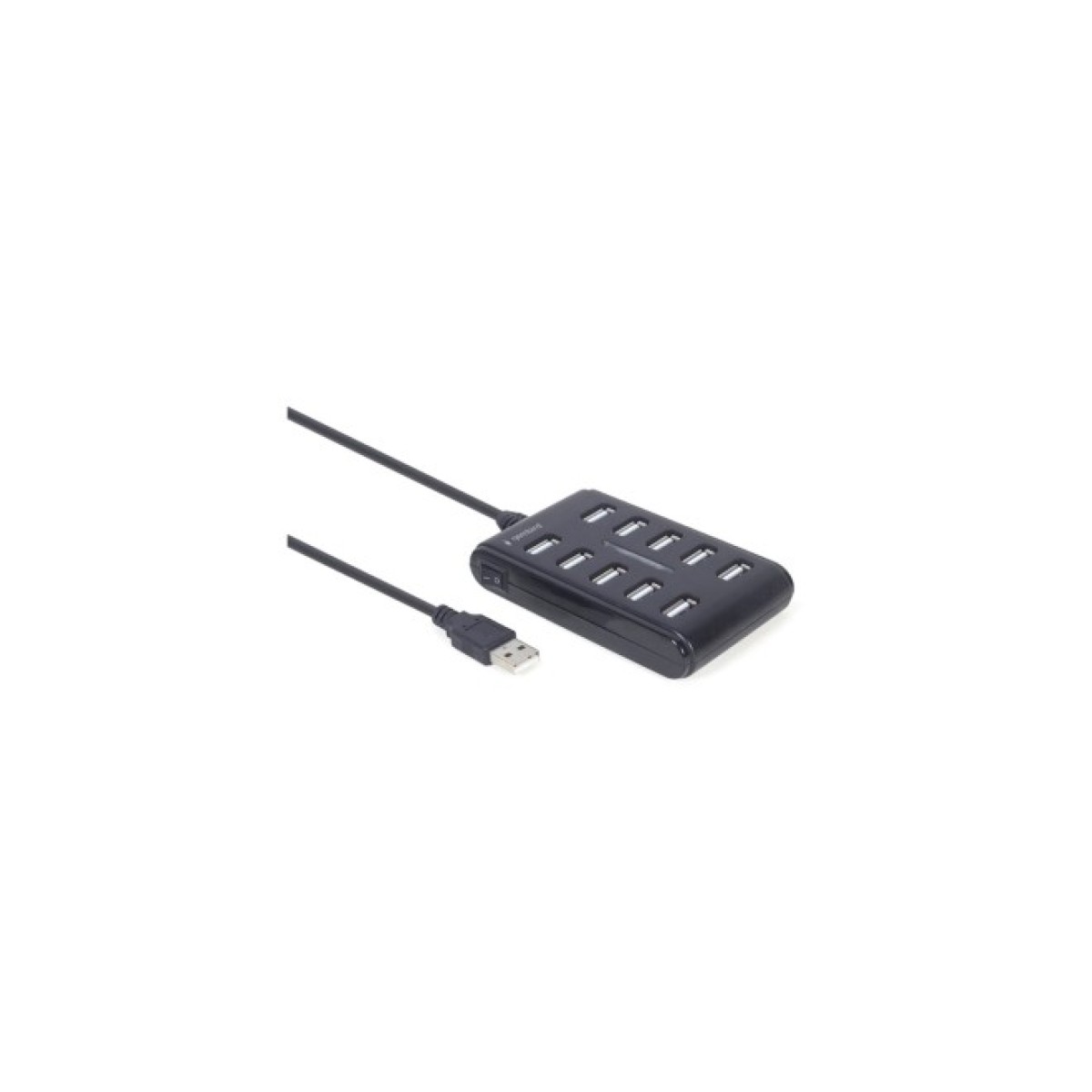 Концентратор Gembird USB 2.0 10 ports black (UHB-U2P10P-01) 98_98.jpg - фото 4