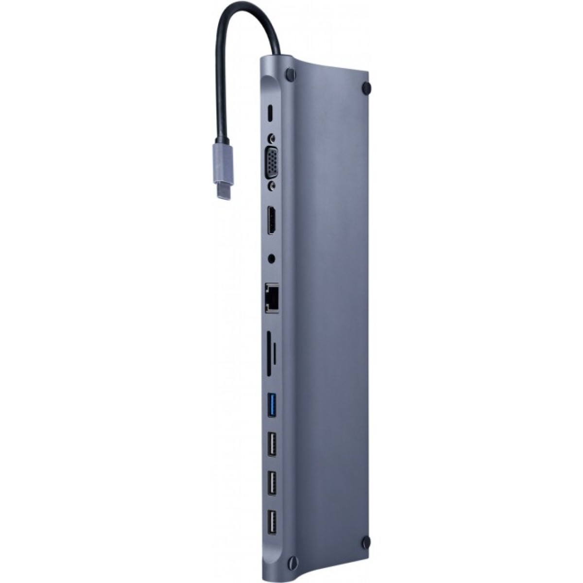 Концентратор Cablexpert USB-C 9-in-1 (USB-hub + HDMI/VGA/PD/CR/LAN/3.5mm) (A-CM-COMBO11-01) 98_98.jpg