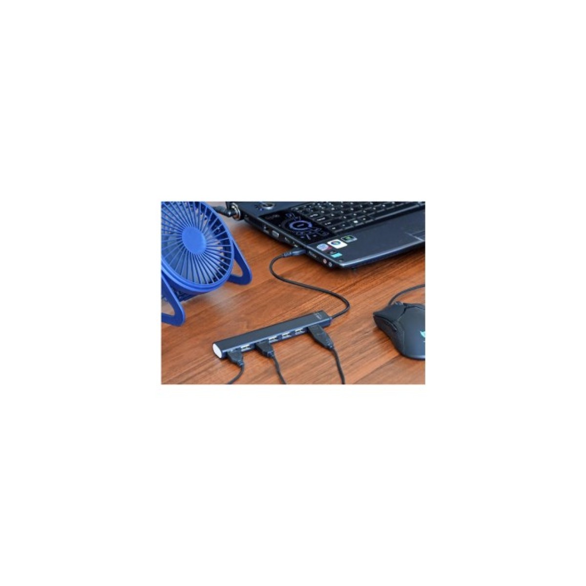 Концентратор Gembird 7 x USB 2.0 black (UHB-U2P7-04) 98_98.jpg - фото 2