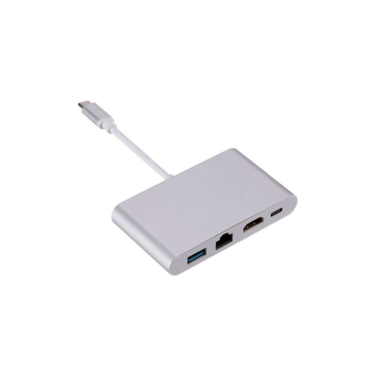 Концентратор Dynamode USB3.1 Type-C to 1хHDMI, 1хRJ-45, 1хUSB 3.0, 1хUSB Type-C Fe (Multiport USB 3.1 Type-C to HDMI-RJ45) 98_98.jpg - фото 1