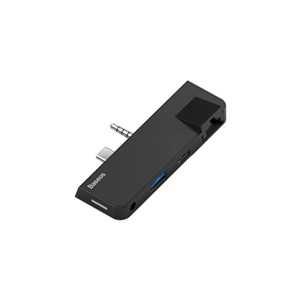 Концентратор Baseus USB3.1 Type-C+3.5mm toUSB 3.0/RJ45/Type-C/3.5mm forSurfaceGo (CAHUB-FG01) 98_98.jpg - фото 8