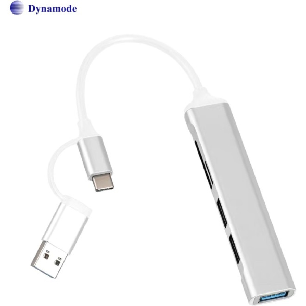 Концентратор Dynamode 5-in-1 USB Type-C/Type-A to 1хUSB3.0, 2xUSB 2.0, card-reader SD/MicroSD (DM-UH-518) 98_98.jpg - фото 5