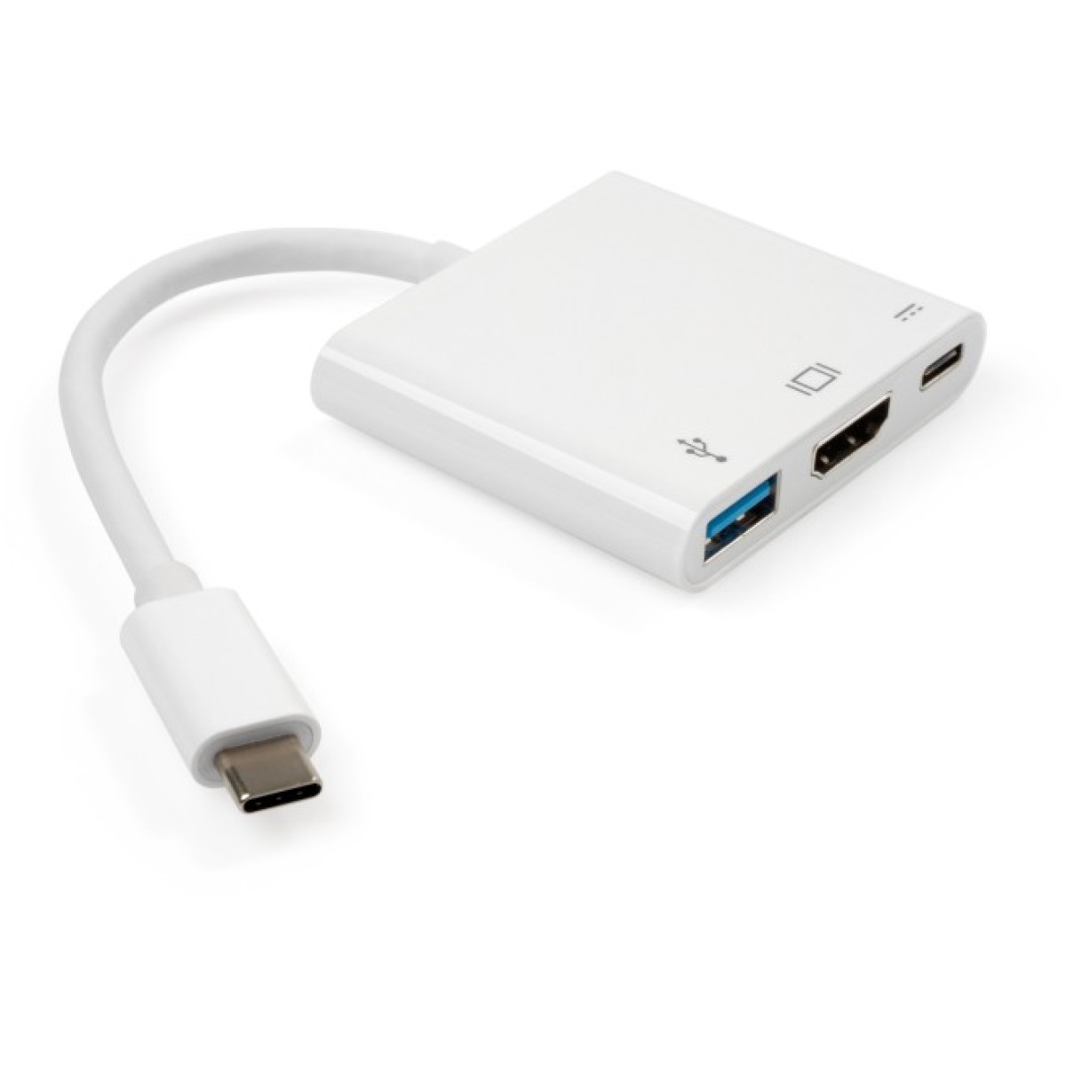 Концентратор Vinga Type-C to HDMI+USB3.0+Type-C PD (VCPATC2HDMIUSBPDWH) 256_256.jpg